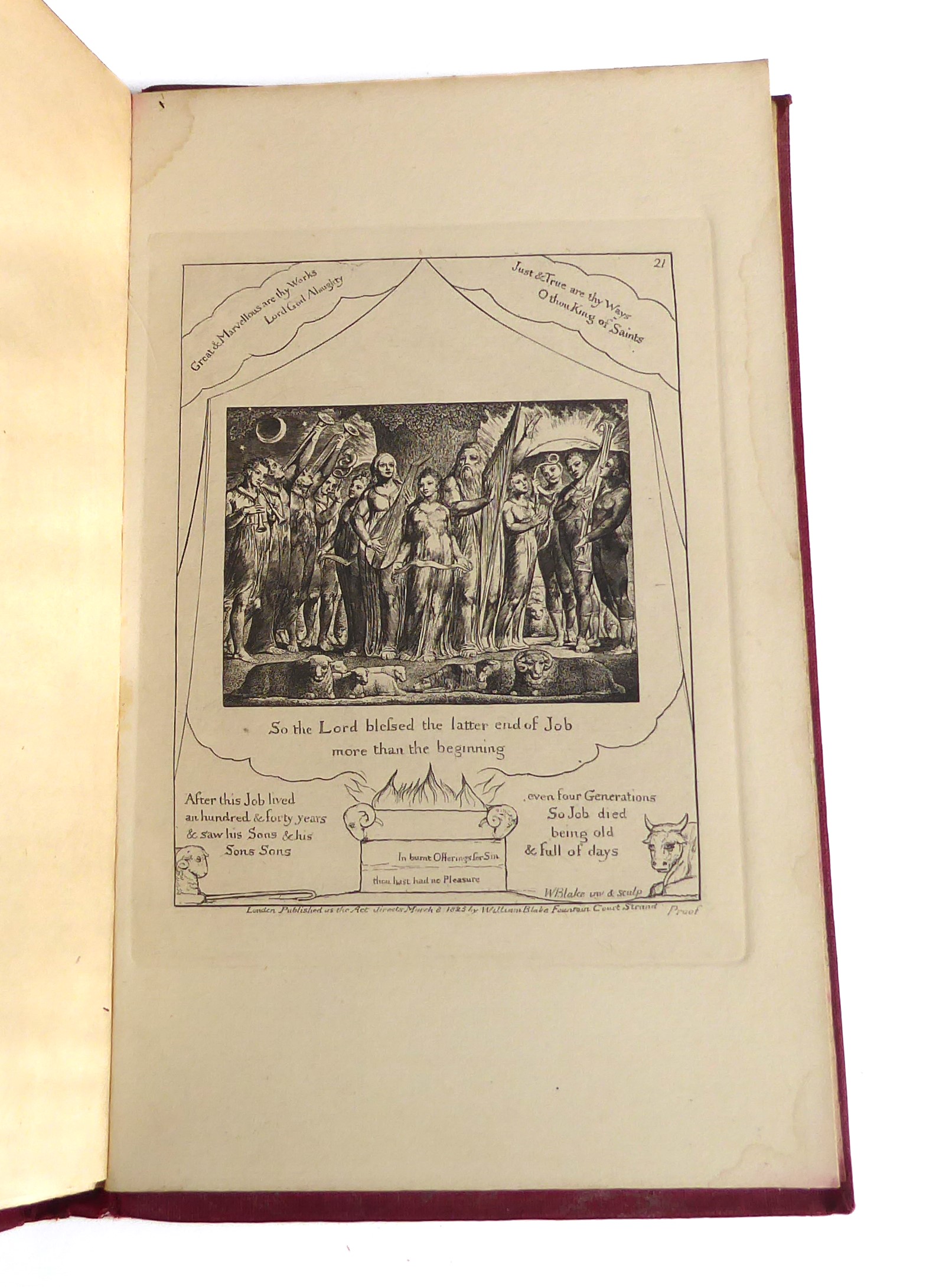William Blake - Illustrations of the Book of Job (Methuen & Co., London, 1904) - Bild 6 aus 6