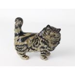 A Beswick Persian Cat 1898 figure, in grey Swiss roll colourway - designed by Albert Hallam, printed