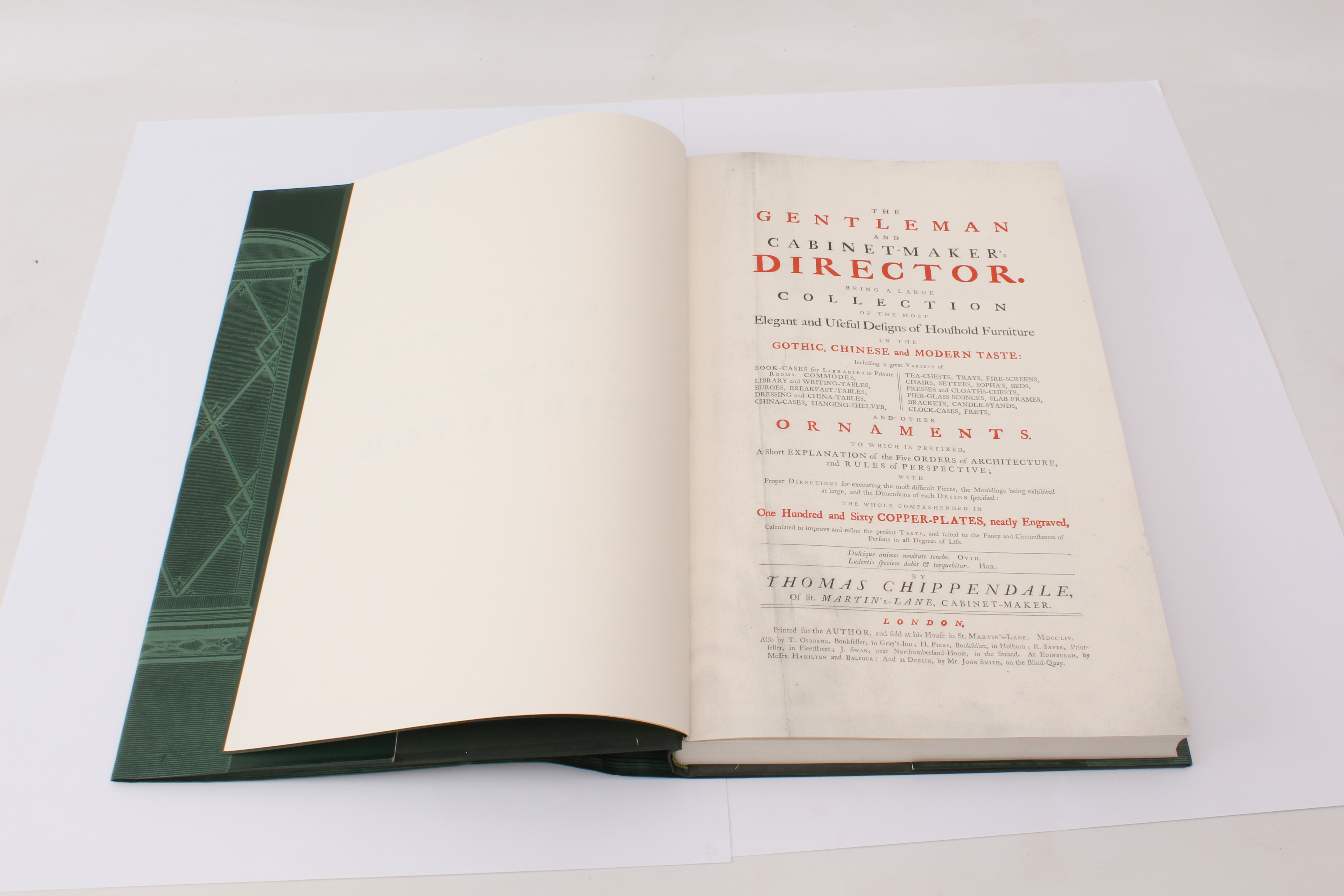 The 250th anniversary facsimile edition of Thomas Chippendale's 'The Gentleman and Cabinet Maker's - Image 6 of 11