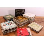 Over 100 spoken word/exotica/stereo test records/comedy albums and box sets. Condition: VG+