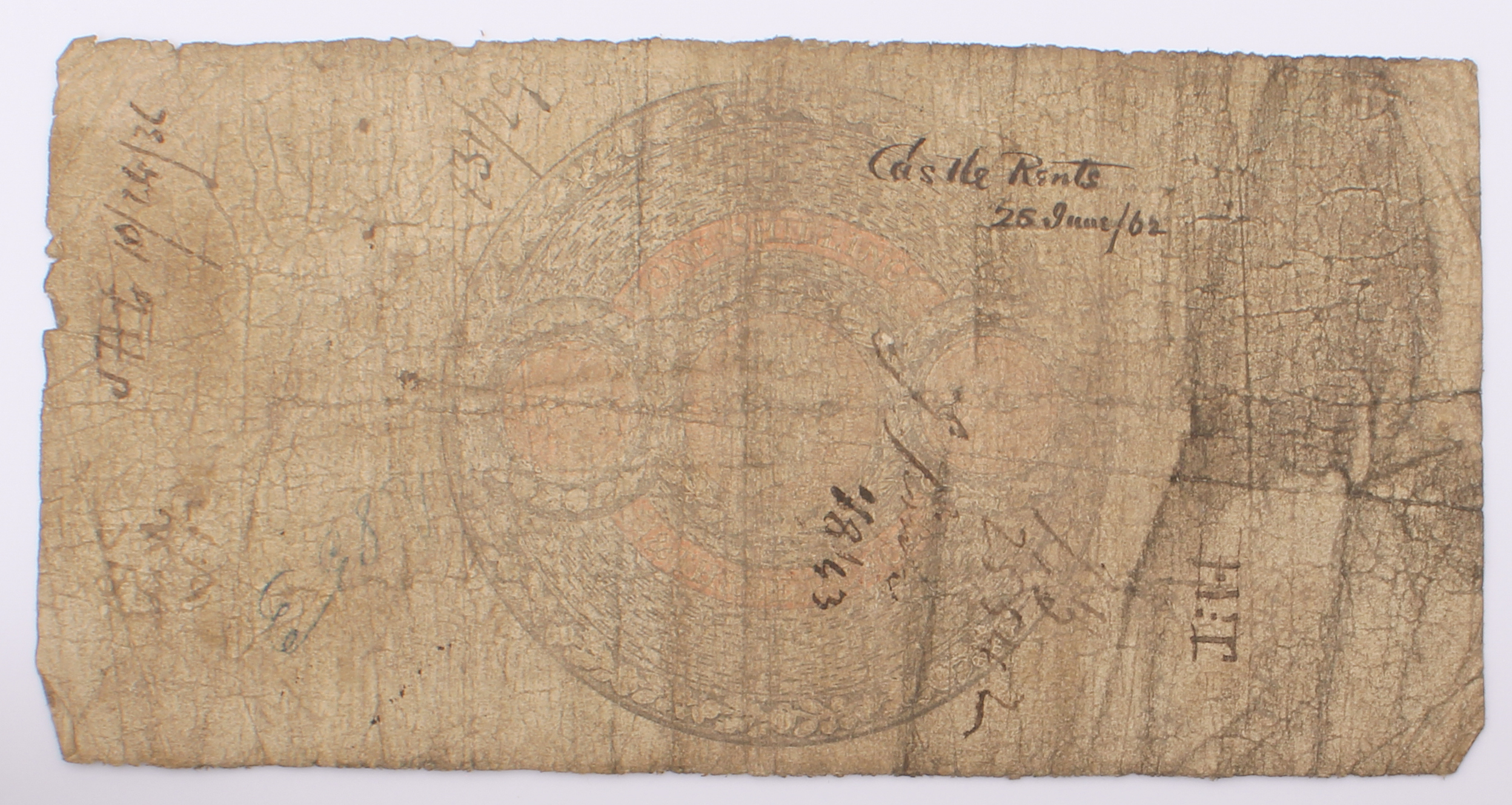 Seven Craven Bank (Settle) banknotes: £10, 1837, Craven Heifer and partners' initials to left, - Image 6 of 14