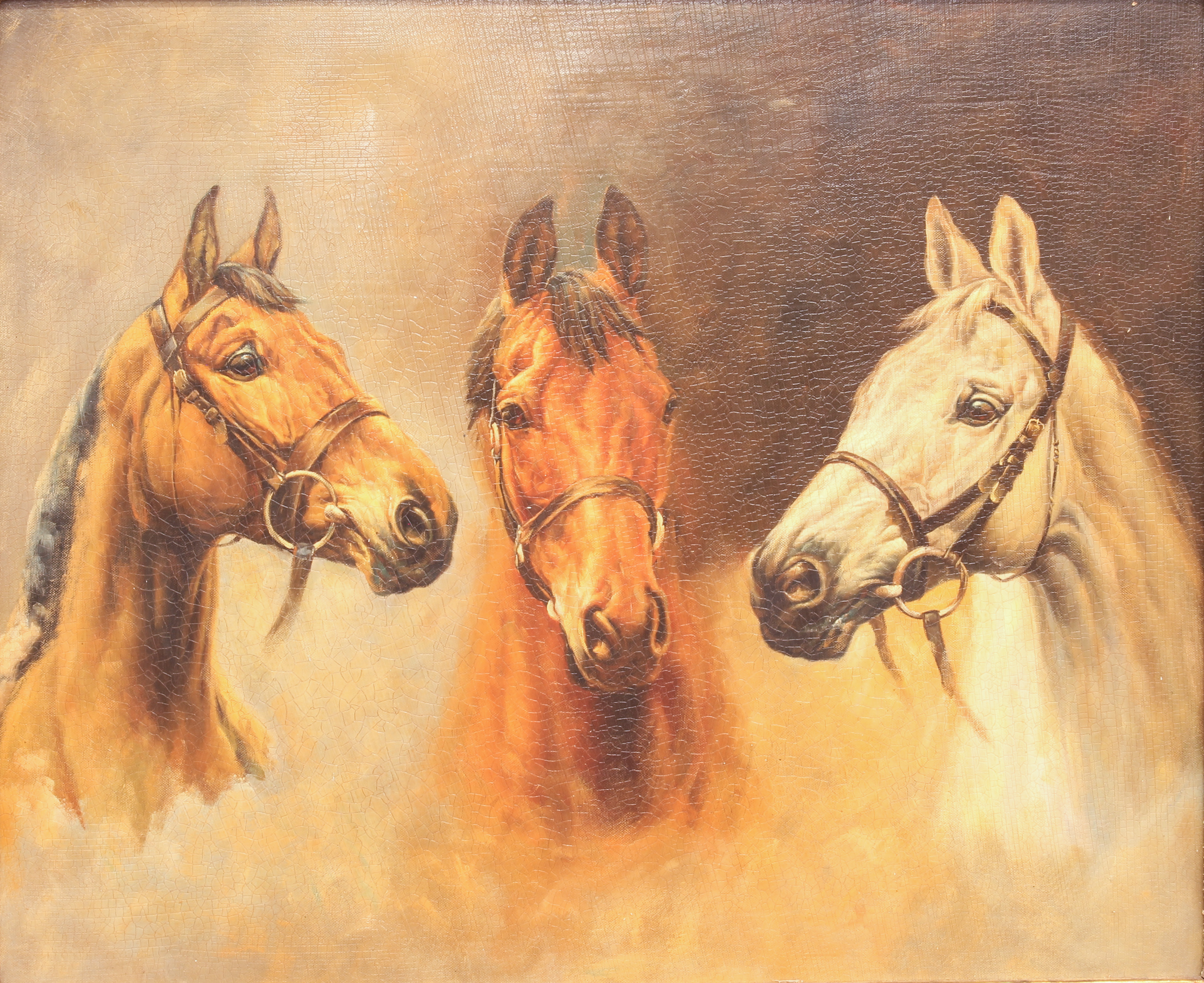 after Susan Crawford (British, b.1941) 'We Three Kings' (Arkle, Red Rum and Desert Orchid) giclee - Image 2 of 3
