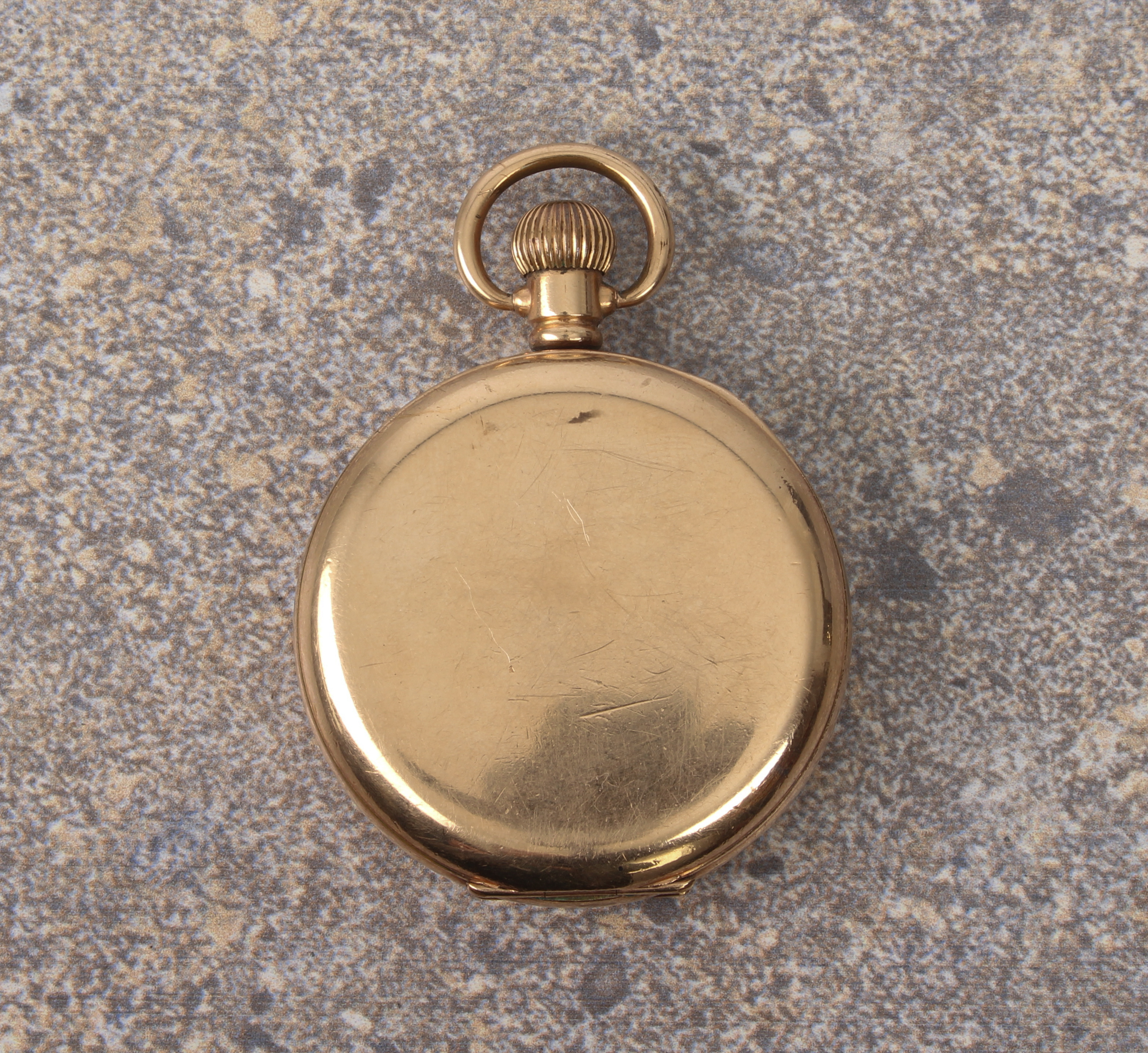 A rolled gold half hunter fob wind pocket watch - with Forward Swiss 15 jewel lever movement ( - Image 2 of 4