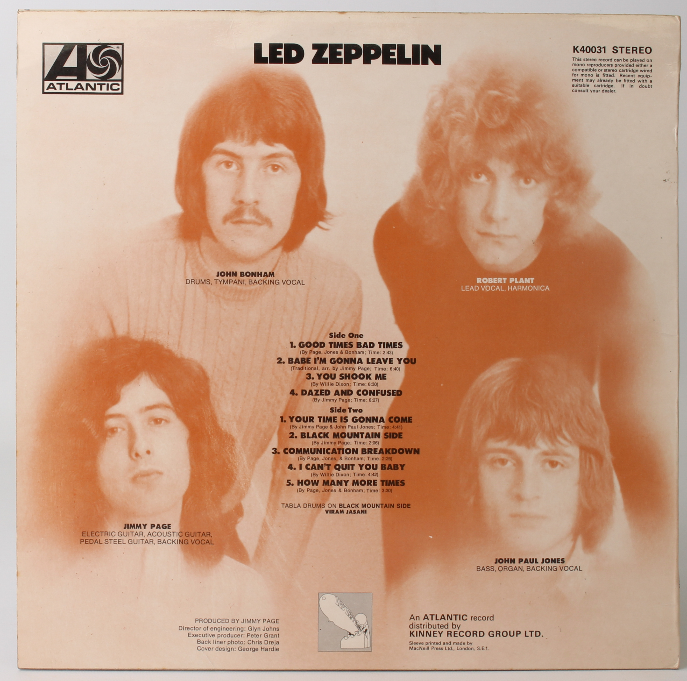 9 albums by Led Zeppelin to include: Led Zeppelin 1; Led X III x 2 (both with working wheel and - Image 3 of 6