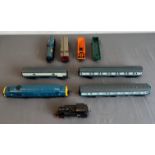 A small collection of Triang Hornby OO gauge trains - including an R751 Type 37 Co-Co diesel loco,