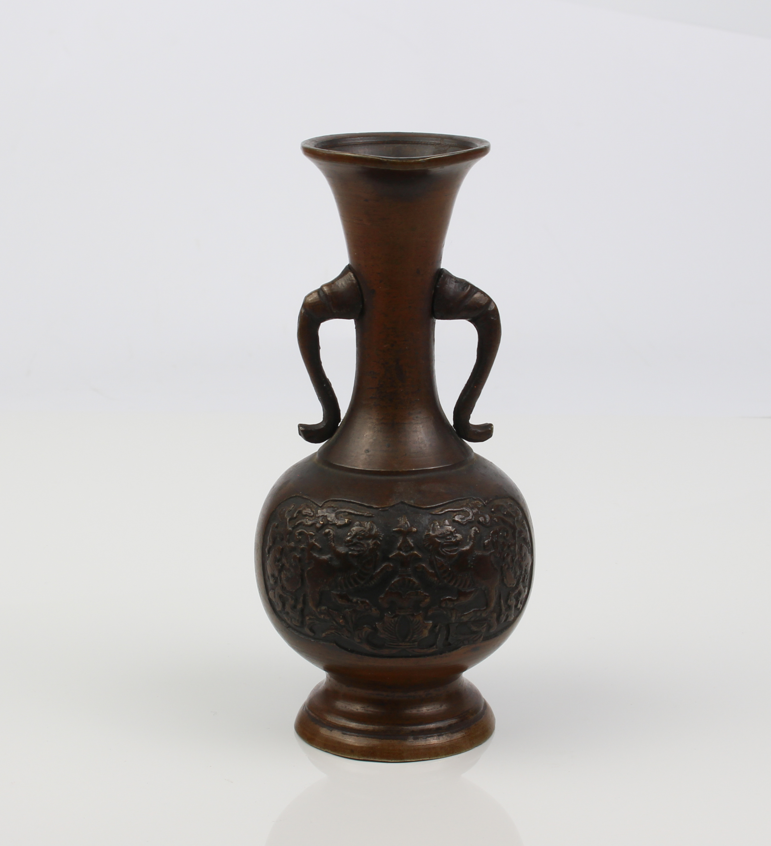 An early Oriental bronze vase. - Image 2 of 2