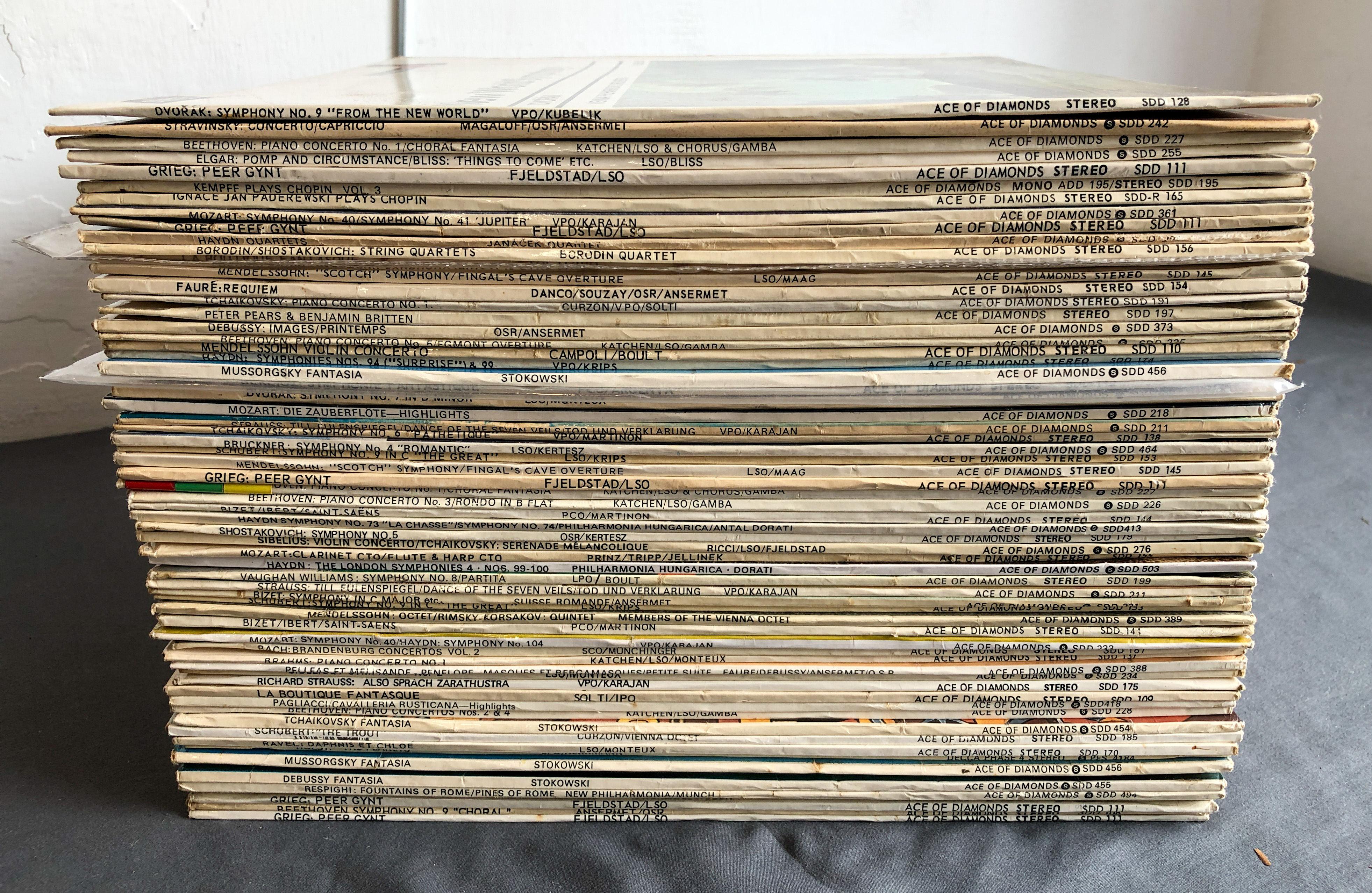 108 Decca classical vinyl LP records - 1960s-1980s, comprising 64 x Ace of Diamonds SDD label; 10 - Image 2 of 4