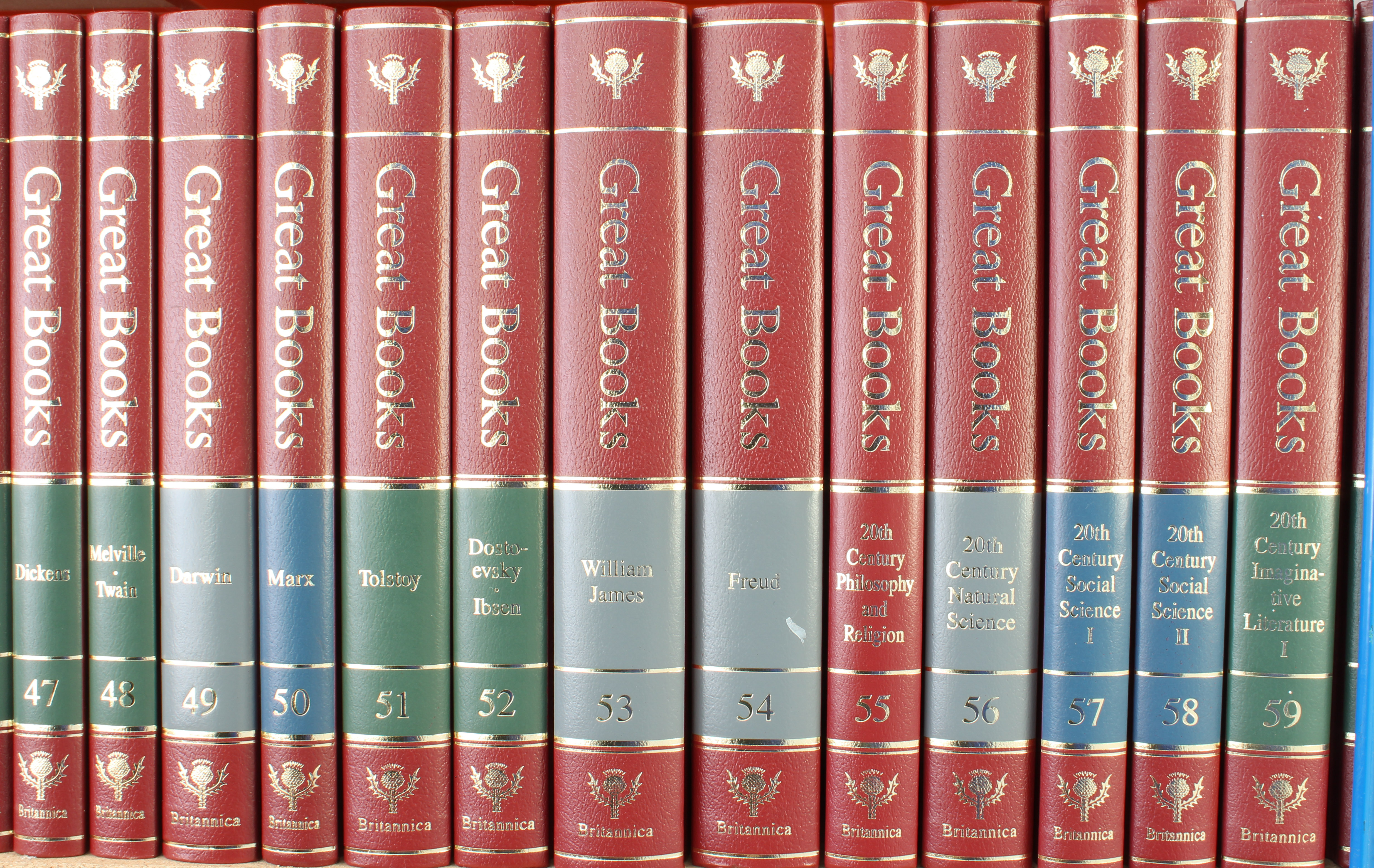 'Great Books of the Western World' - 60-volume set covering Homer to Beckett (Encyclopaedia - Image 11 of 11