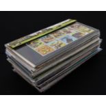 Sixty-five Royal mail mint commemorative stamp sets (489 usable 1st class stamps with a face value