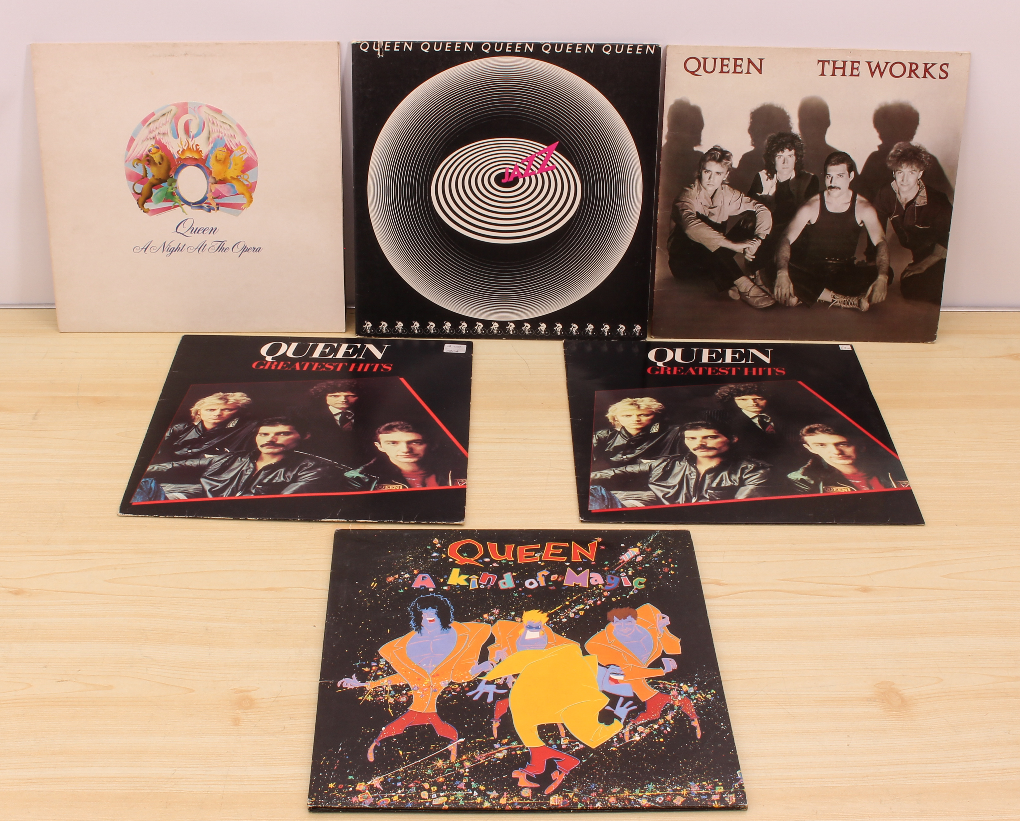 6 albums by Queen to include: A Night at the Opera; Jazz; The Works; A Kind of Magic; Greatest - Image 2 of 2