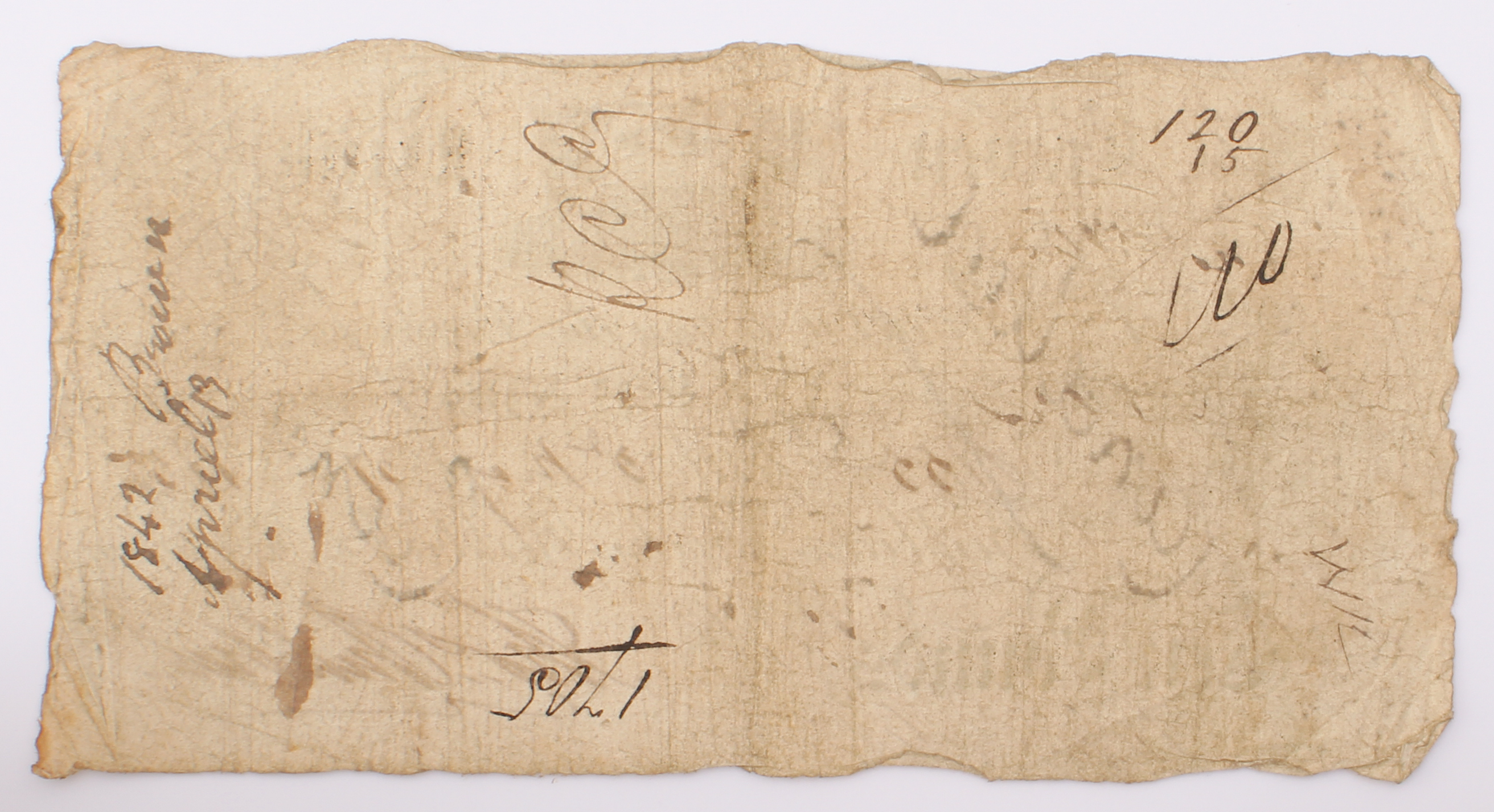 Seven Craven Bank (Settle) banknotes: £10, 1837, Craven Heifer and partners' initials to left, - Image 4 of 14