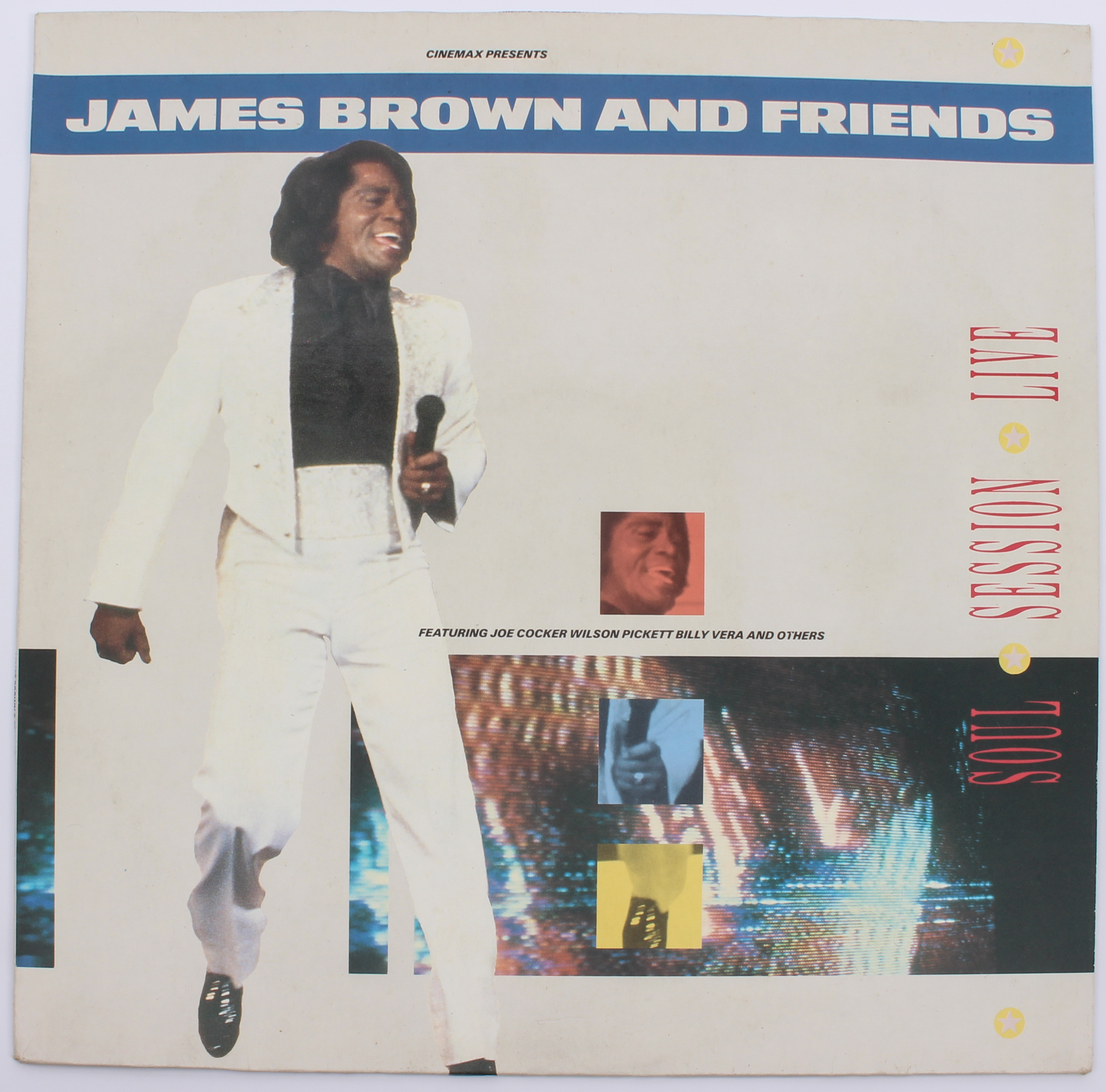 Vinyl / Autographs - James Brown And Friends. Original UK 1st pressing album signed on the back by