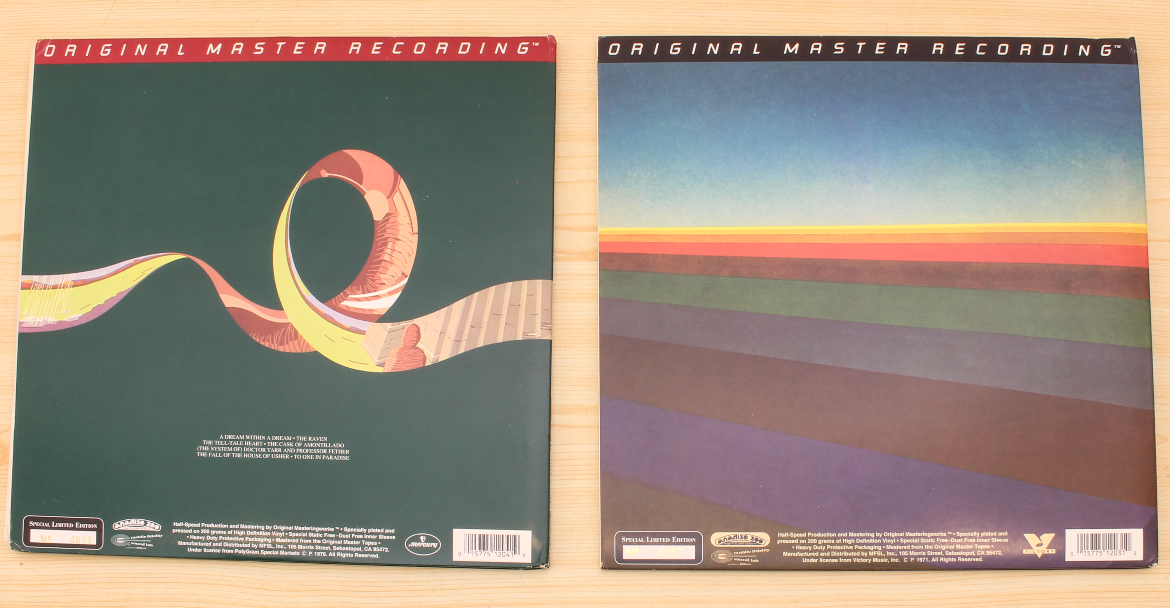 Two original master recording albums to include: Emerson, Lake & Palmer - Tarkus (MFSL 1-203); The - Bild 3 aus 3