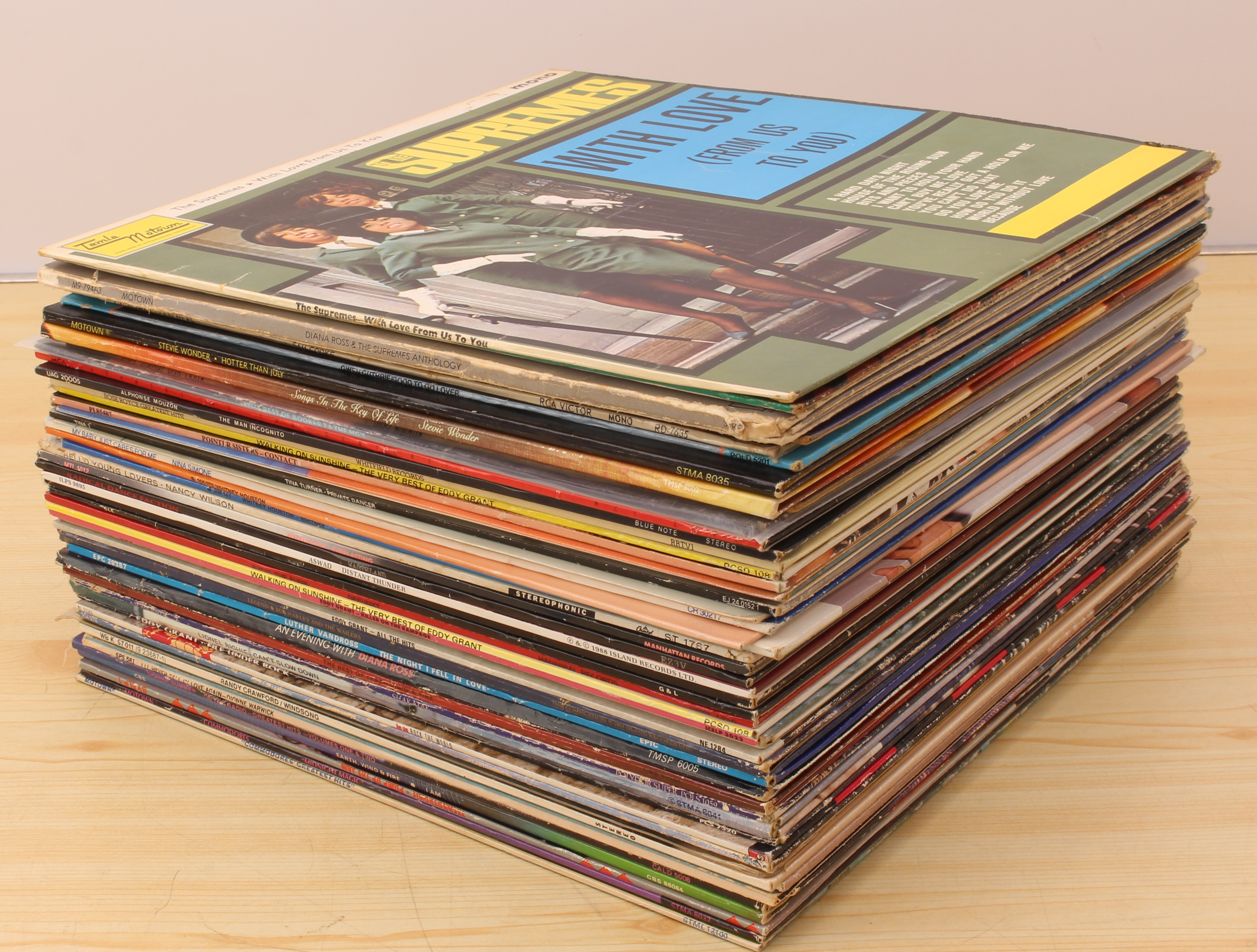 53 Soul/Funk/Disco/Reggae albums and 7 12" singles to include: The Supremes; Sam Cooke; Stevie