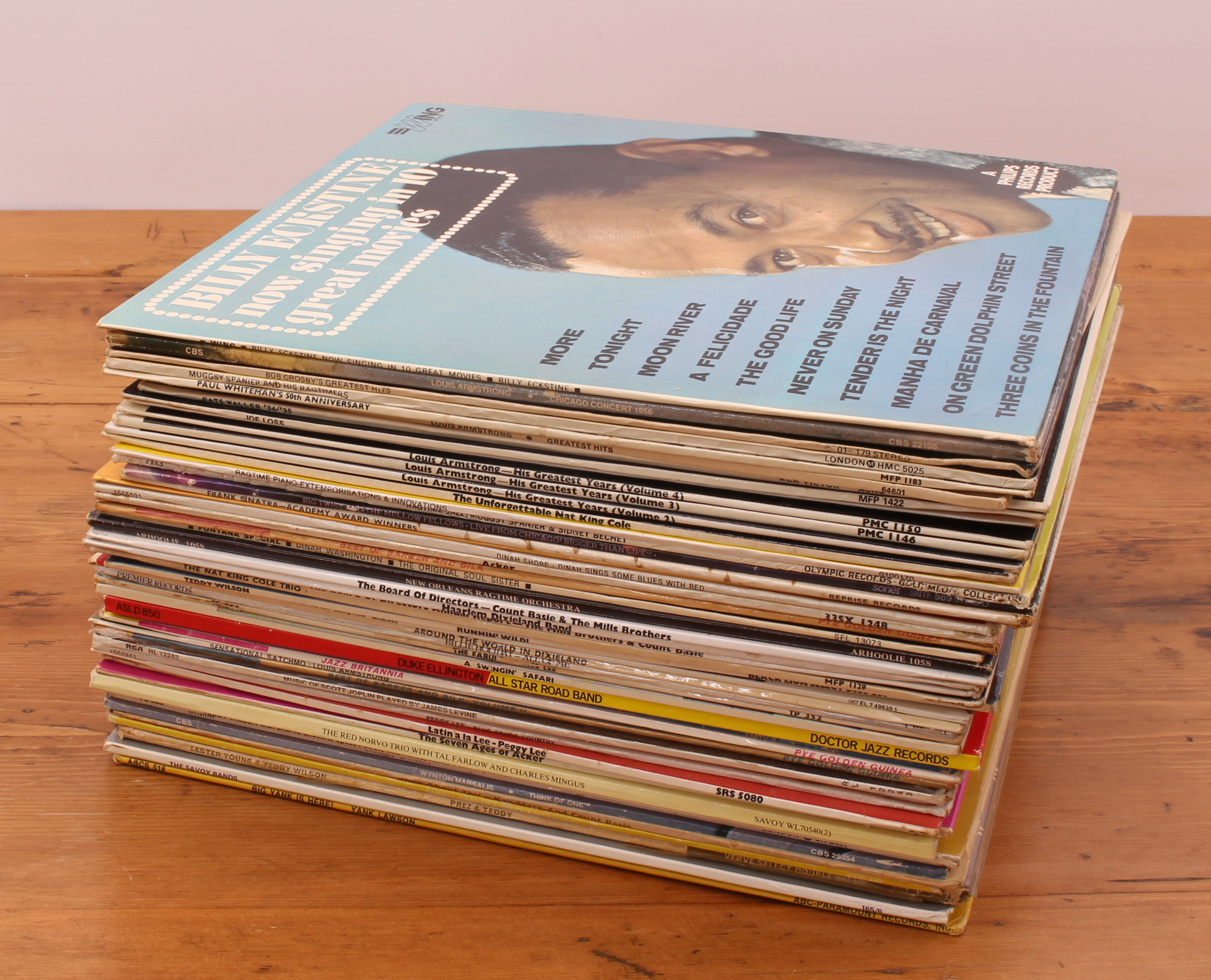 Over 120 Jazz albums to include: Woody Herman; Louis Armstrong; Ella Fitzgerald; Duke Ellington; - Image 2 of 5