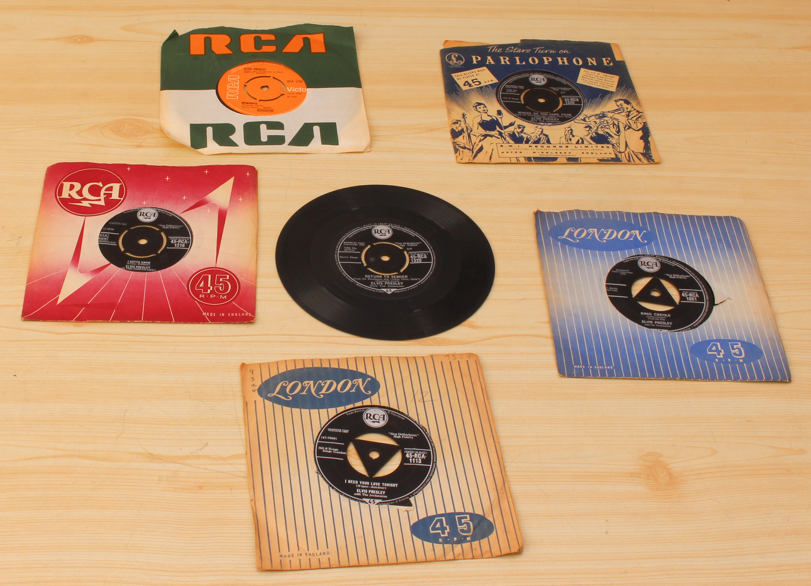 Elvis Presley - 11 limited edition 10" singles and 6 7" singles. Condition: VG+ overall - Bild 5 aus 5