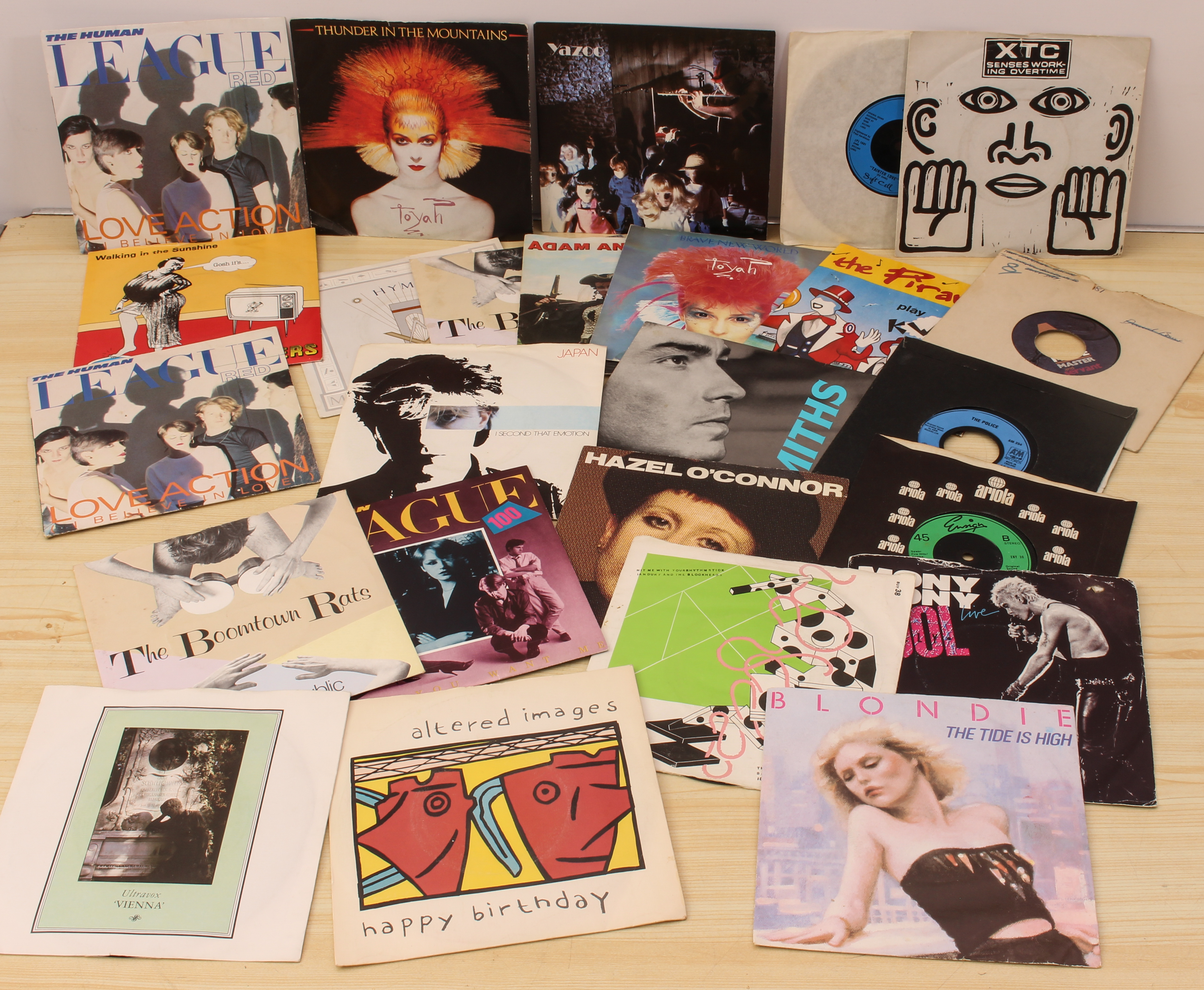 25 New Wave/Indie 7" singles to include: The Smiths; Japan; The Human League; Depeche Mode;