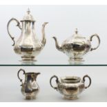 A Victorian silver four-piece tea and coffee service - Goldsmiths Alliance Ltd (Samuel Smily),