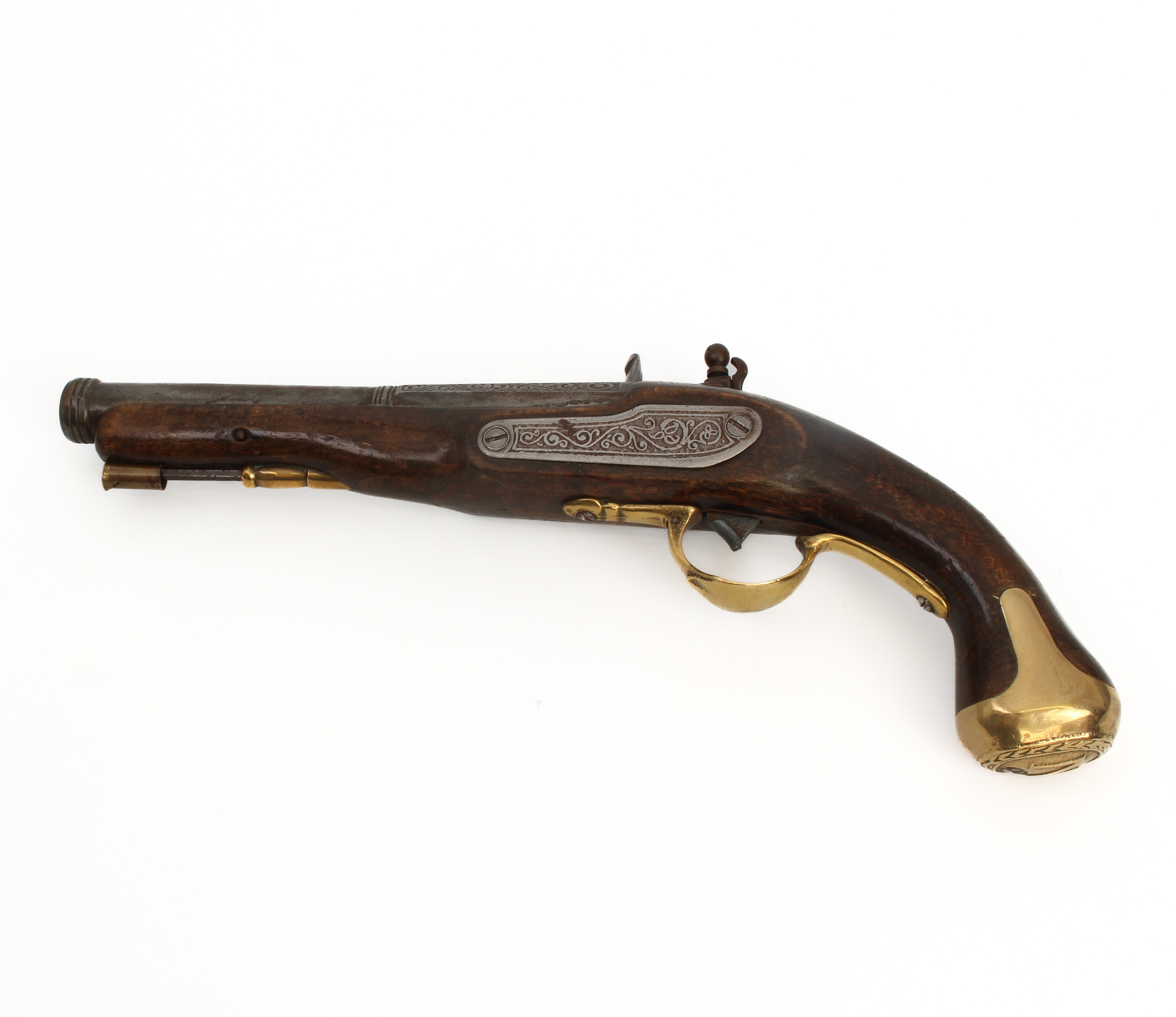 A Napoleonic style flintlock pistol (a/f) - Bild 2 aus 3