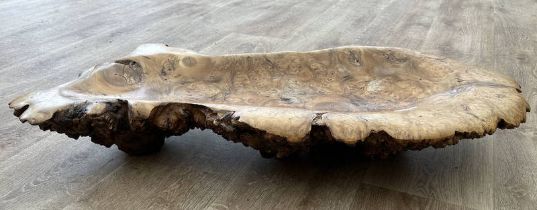 LARGE BURR WALNUT BOWL,