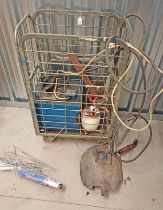 PICKHILL BANTAM WELDER (AF) WITH ACCESSORIES IN A METAL TROLLEY