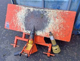 PTO DRIVEN LOG SPLITTER WITH PTO SHAFT Condition Report: HC1XW Sold as seen with