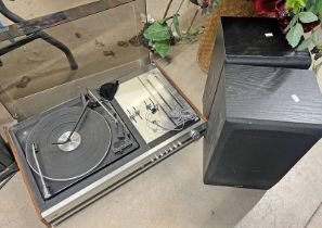 ITT CONSUMER PRODUCTS LTD RECORD PLAYER MODEL NO KA 2010/S WITH SPEAKERS