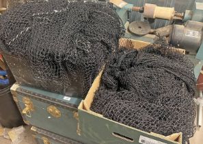 2 BOXES OF FISHING NETS