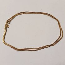 9CT GOLD CHAIN NECKLACE - 3.
