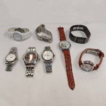 SELECTION OF VARIOUS WRISTWATCHES Condition Report: All sold as seen