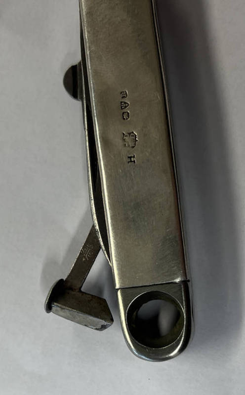 SILVER MULTI-BLADE FOLDING KNIFE WITH CIGAR CUTTER BY DEAKIN & SONS, - Image 3 of 4