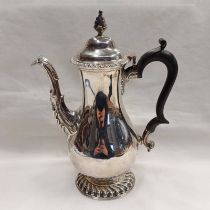 SILVER COFFEE POT BY SC HARRIS & SONS,