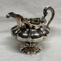 VICTORIAN SILVER CREAM JUG,