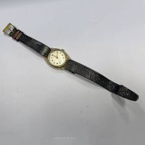 9CT GOLD THE ANGUS WRISTWATCH HALLMARKED LONDON 1960 IN AN ACCURIST BOX