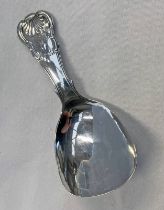 GEORGE IV SILVER CADDY SPOON,