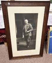 MAHOGANY FRAMED PORTRAIT OF RICHMOND GORDON, 7TH DUKE OF RICHMOND & LENNOX, 2ND DUKE OF GORDON, KG,