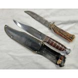ORIGINAL BOWIE KNIFE BY SOLAR WITH 15.