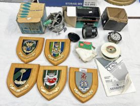 5 CREST SHIELDS TO INCLUDE SOMERSET LIGHT INFANTRY, THE DUKE OF WELLINGTON'S REGIMENT,