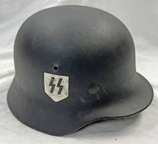 REPRODUCTION WW2 GERMAN SS HELMET WITH LINER