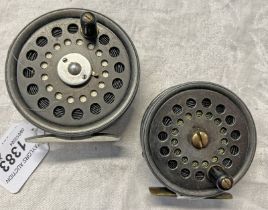 FOSTER & BROS ASHBOURNE 3 1/4 " FLY REEL & A 2 3/4" FLY REEL -2- Condition Report: