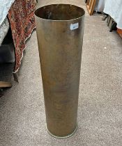 WW1 GERMAN 22CM BRASS SHELL CASE BY KARLSRUHE 1914,