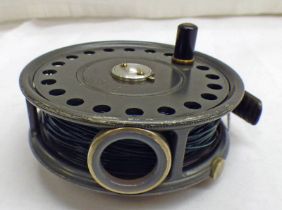 HARDY THE "ST GEORGE", 3 3/4 INCH ALLOY FLY REEL, AGATE LINE GUIDE,