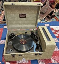 TRIXETTE PORTABLE ELECTRIC GRAMOPHONE