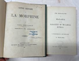 2 MONOGRAPHS ON MALARIA & THE PARASITES OF MALARIAL FEVERS: ON SUMMER-AUTUMN MALARIAL FEVERS BY E