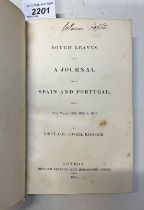 ROUGH LEAVES FROM A JOURNAL KEPT IN SPAIN & PORTUGAL, DURING THE YEARS 1832, 1833, & 1834 BY LIEUT.