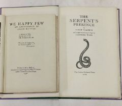 THE SERPENTS' PRESENCE BY EUROF WALTERS WITH EIGHT WOOD-ENGRAVINGS BY CLIFFORD WEBB,