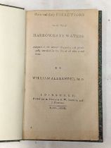 PLAIN & EASY DIRECTIONS FOR USE OF HARROWGATE WATERS BY WILLIAM ALEXANDER - 1773
