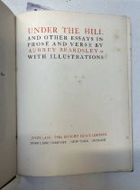 UNDER THE HILL & OTHER ESSAYS IN PROSE & VERSE BY AUBREY BEARDSLEY - 1913