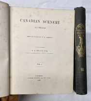 CANADIAN SCENERY ILLUSTRATED FROM DRAWINGS BY W.H. BARTLETT, THE LITERARY DEPARTMENT BY N.P.