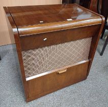 WALNUT CASED HMV RADIOGRAM WITH HMV TURNTABLE